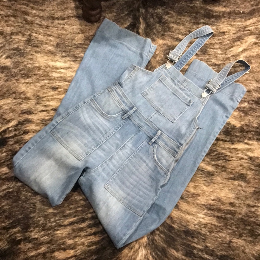 Denim overalls